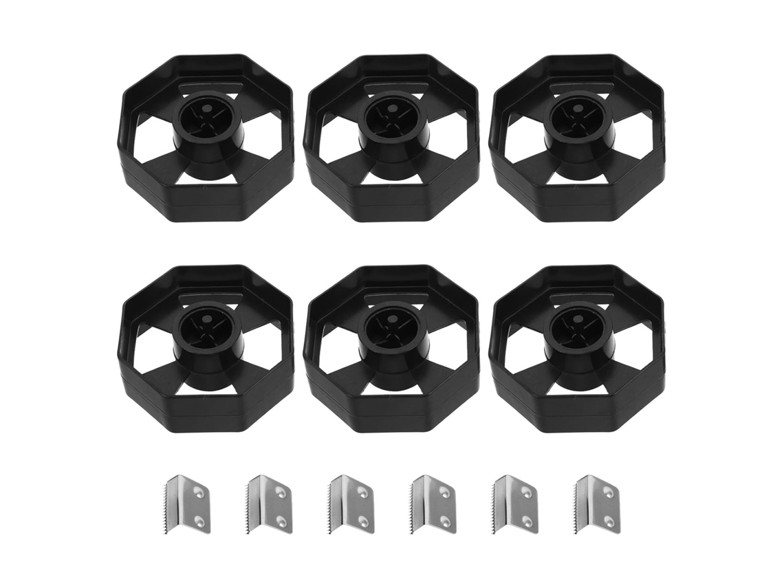 Besportble Amosfun De Plástico Negro Para Dispensador De Cinta Y Inserción Resistentes Al Desgaste Pulgadas...