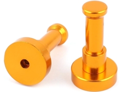 2 Piezas De Soportes Redondos De Aluminio Para Toallas, Sombreros Y Ropa, Para Colgar En La Pared