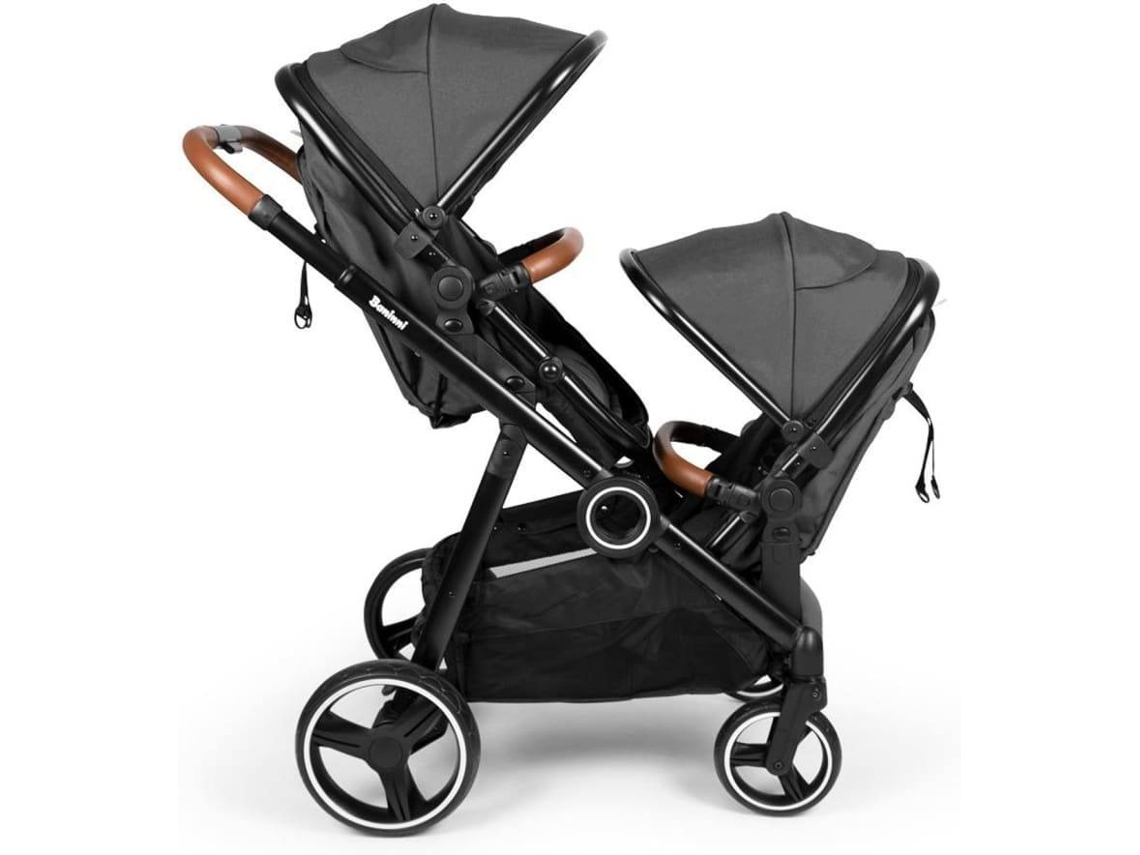 Baninni Silla de paseo gemelar Luiz gris
