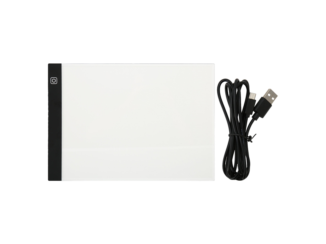 Pizarra de dibujo LED regulable Yhl A4 con protección ocular USB, ligera para artistas, animación y bocetos.
