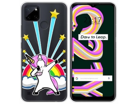 Carcasa Realme C21Y / C25Y TUMUNDOSMARTPHONE Dibujos Transparente Multicolor