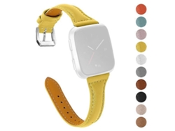Correa de repuesto elegante de piel de vaca auténtica compatible con Fitbit Versa 2/Versa/Versa Lite/Versa Se Ly Ebike
