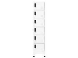 Taquilla 38x40x180 cm Acero Blanco MAISON EXCLUSIVE