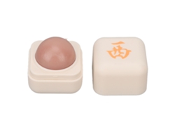 Bálsamo Perfumado Sólido Portátil De Larga Duración Para Mujeres Y Hombres Con Notas Naturales Y Elementos Del Mahjong Tradicional.