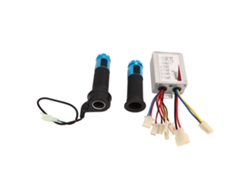 Controlador De Velocidad Para Bicicleta Eléctrica De 12 V Y 500 W Con Palanca De Acelerador De Aluminio Para Triciclo/patinete.