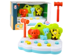 Juego de habilidad con animales: Golpea a un topo, contramartillo, color B.active
