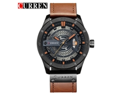 Reloj Casual De Cuarzo Para Hombre (marrón)