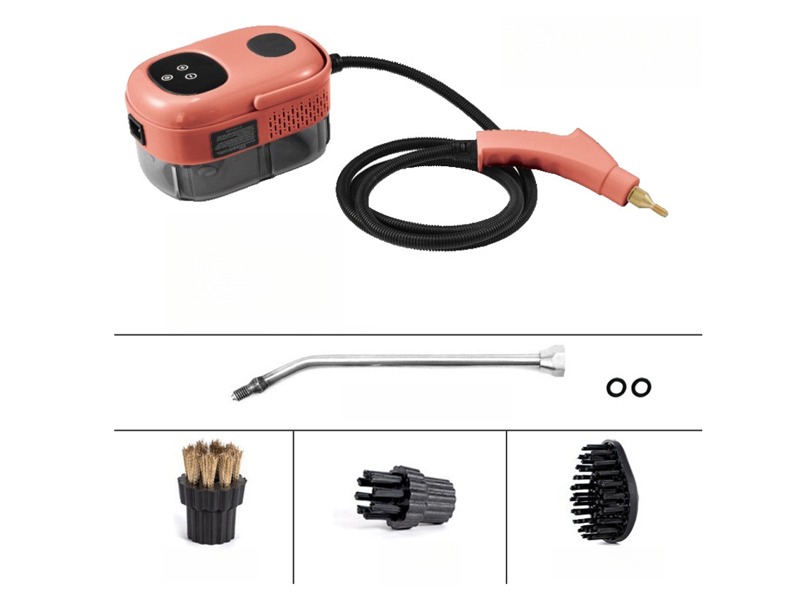 Limpiador a vapor de alta presión y alta temperatura de 2500 W, adecuado para la limpieza de cocinas y automóviles.