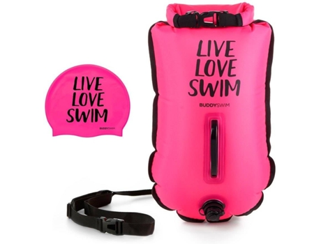 Flotador BUDDYSWIM Live Love Swim Rosa