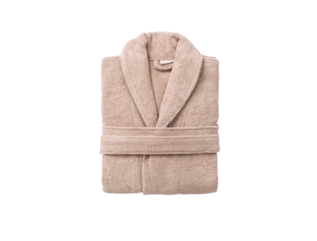 Albornoz S/M 100% algodón 360GSM beige SCALPERS