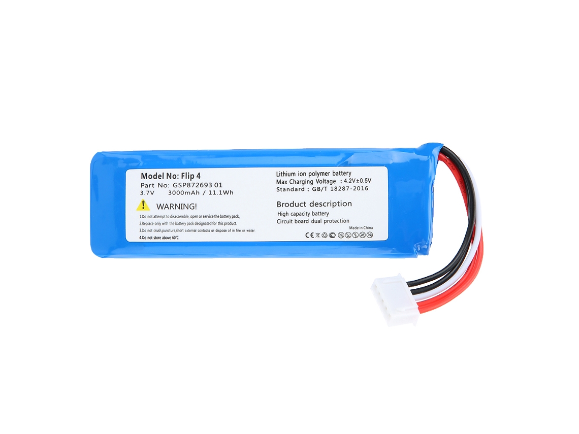 Batería De Litio Portátil De 3000 Mah Para El Altavoz Flip 4 (edición Especial)