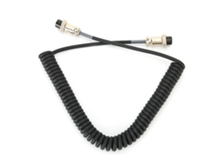 Cable de micrófono portátil (elástico, estirable)