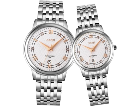 Relojes VEANXIN Relojes de pulsera ultrafinos con detalles en diamantes-blanco