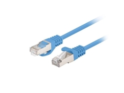 Cable de conexión FTP Lanberg Cat.6 de 1 m (paquete de 10) con certificación Fluke azul 5901969436327 Aucune