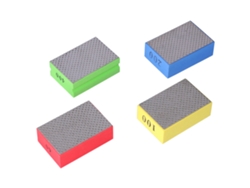 4 Pads De Polimento Manual De Diamante Para Lijamento E Desbaste De Telhas E Pedras 60 100 200 400 Grit