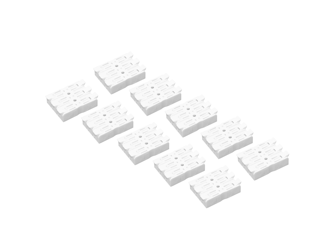 Omni-10pcs Terminal De Cable Doble Presión Conector Rápido Para Electricidad Suministros Industriales