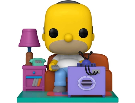 Figura FUNKO Pop! Deluxe Simpsons: Homer viendo la Tele