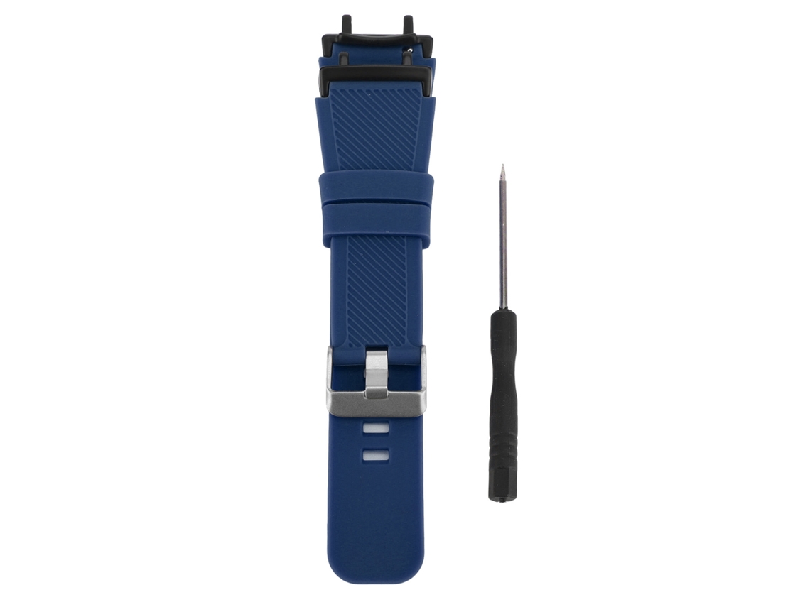 Correa De Silicona Para Reloj T Rex 3 Con Hebilla De Acero Inoxidable, Azul Medianoche.