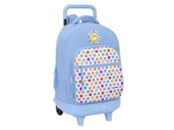 Mochila escolar alegre y sonriente (multicolor)
