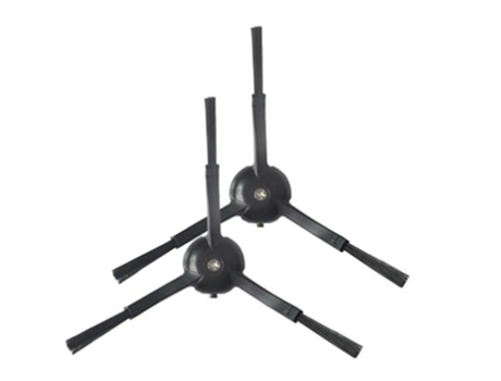 2 piezas de cepillos laterales negros para Xiaomi Roborock S50 S51 S55 T4 T6 Mi Robot piezas de repuesto de aspiradora