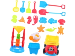 1 juego de herramientas y accesorios educativos para jugar en la arena, para niños y niñas.