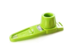 Prensa de ajos Rosewell de acero inoxidable (verde)