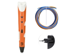 Lápiz De Impresión 3d Para Pintura Manual Diy Naranja+blanco