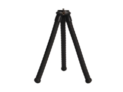 Tripé Flexível Mini Portátil Com Suporte Para Celular Oculto E Cold Shoe Mount Para Câmera E Celular