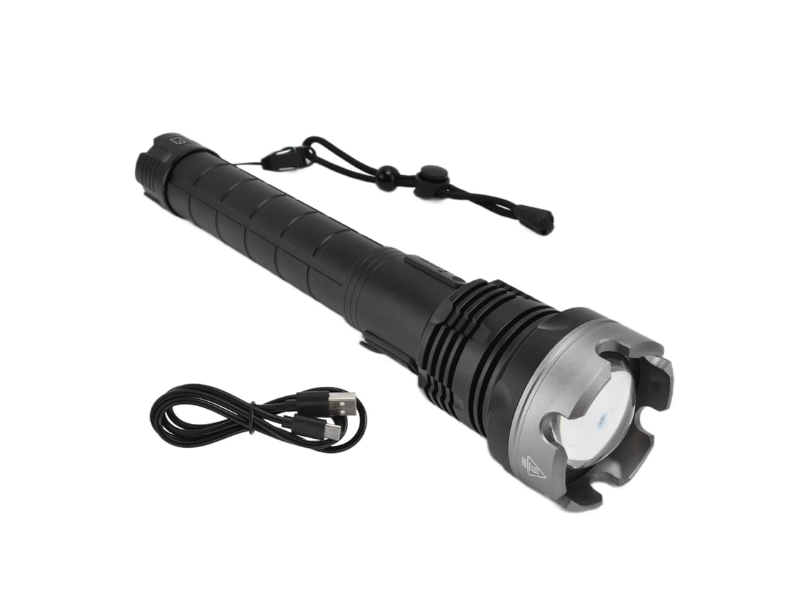 2026-linterna Potente P90 5000lm Con Zoom Telescópico Ip65 Impermeable Para Emergencias Al Aire Libre