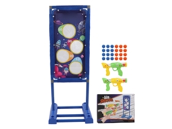 Ymsl Set De Juguetes De Pelotas De Espuma Con Objetivo Vertical Y 24 Pelotas Juegos De Aire Para Niños Jugar Interior Exterior Hxl