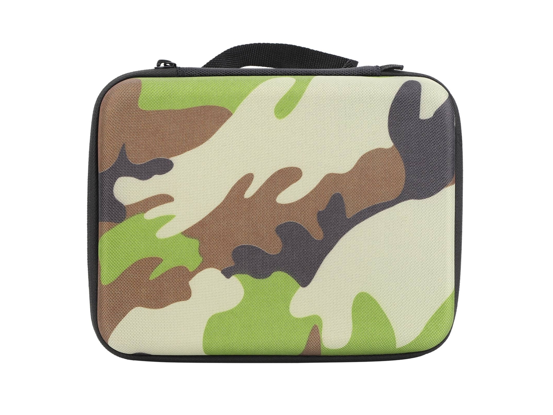 Estuche portátil para walkie-talkie con accesorios de camuflaje