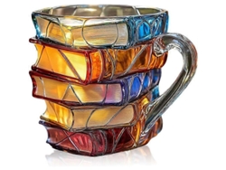 Taza de libro pintado, taza de café 3D, regalos coleccionables para amantes de la literatura, un maravilloso toque literario para tu cómic.