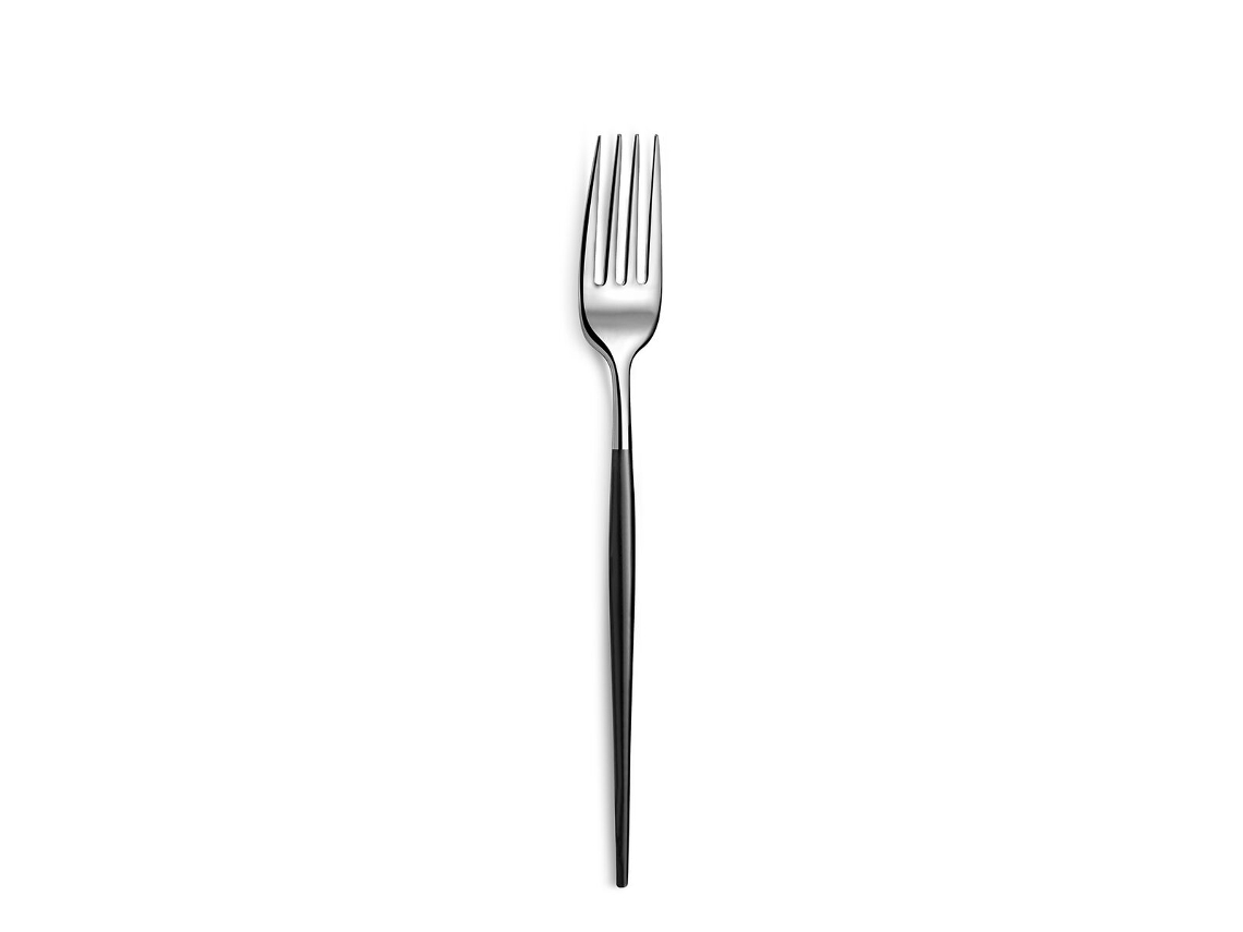 Set de Tenedores AMEFA Soprano Negro Metal Acero Inoxidable 12 Unidades