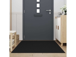 Maison Exclusive - Felpudo Negro 115x200 Cm