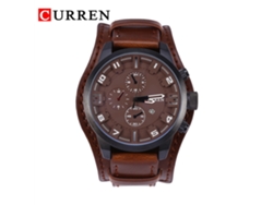 Reloj De Cuarzo Para Hombre De Piel Sintética, Estilo Casual Y Elegante, Ideal Para Negocios O Cafeterías.