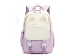 Mochila sencilla morada para estudiante