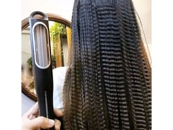 Plancha De Pelo Giratoria Automática Con Base De Cerámica De Turmalina, 2 Ajustes Regulables, 180-230 °c.