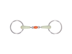 Bocado de acero inoxidable para caballos con anilla de entrenamiento suelta