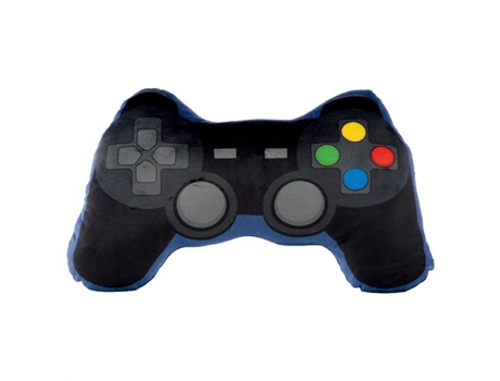 Cojín con forma de mando de consola Game Over