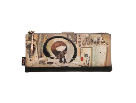 Bolso 37719-906 Negro Flexible Rfid Shōen ANEKKE