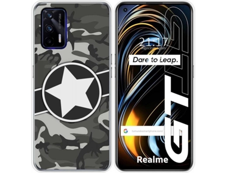 Carcasa Realme GT 5G TUMUNDOSMARTPHONE Camuflaje 02 Multicolor
