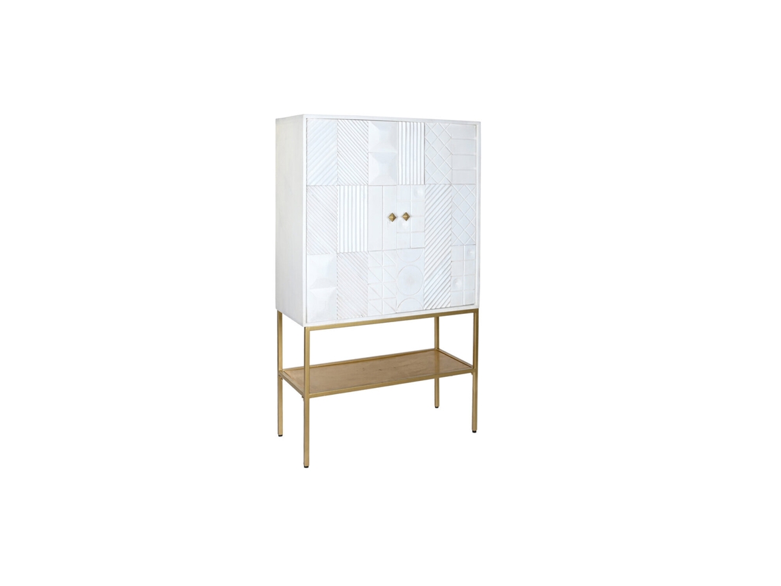 Aparador Mango Metal Blanco 91x44x152cm