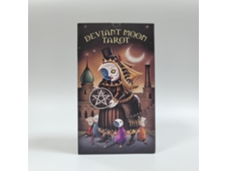 El Tarot De La Otra Luna: Una Baraja De Papel De 78 Cartas Con Una Temática Misteriosa, Presentada En Una Colorida Caja.