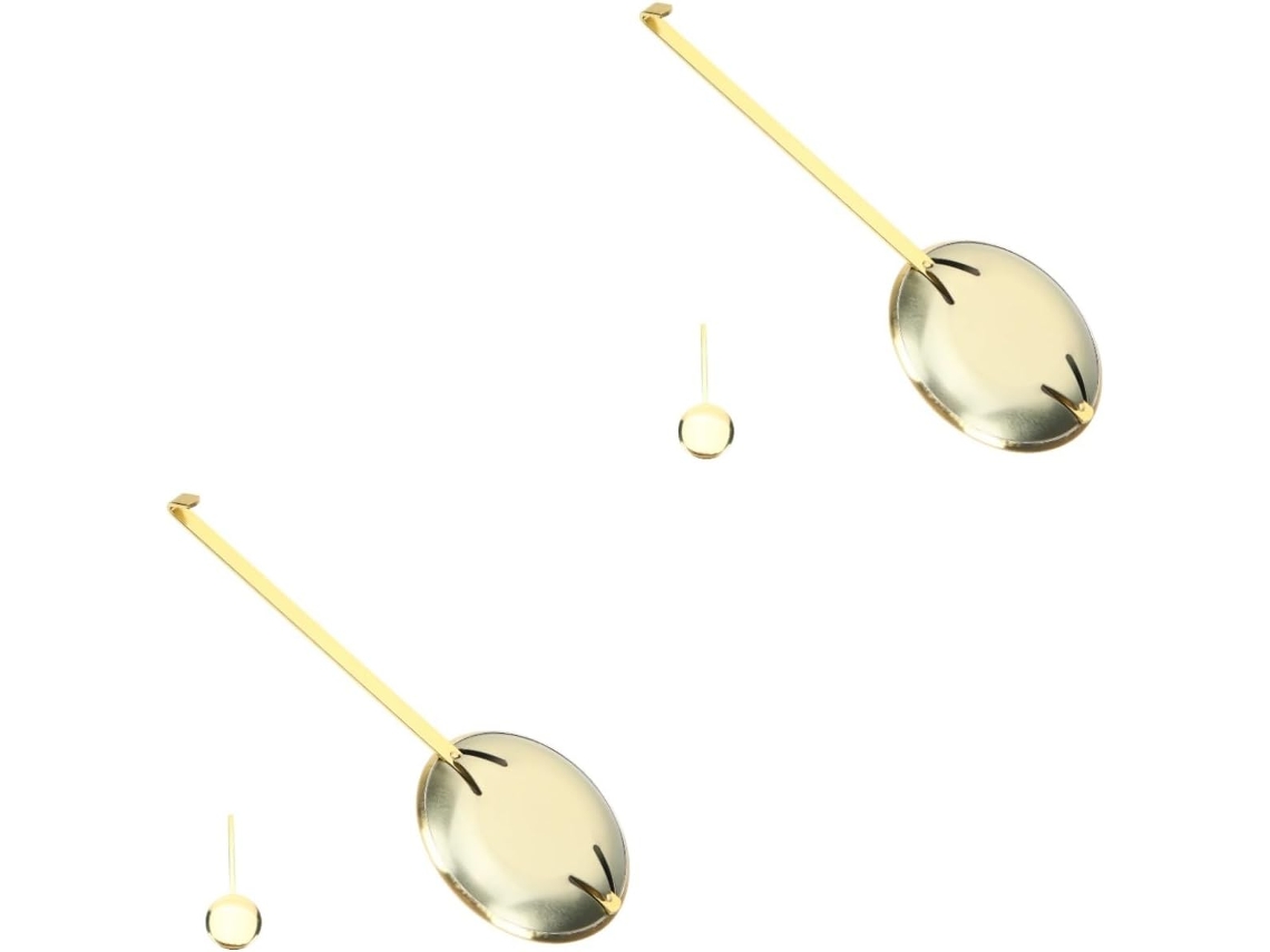 Reloj de pared de metal, 2 piezas, diseño minimalista, repuesto para el hogar. Gokoco