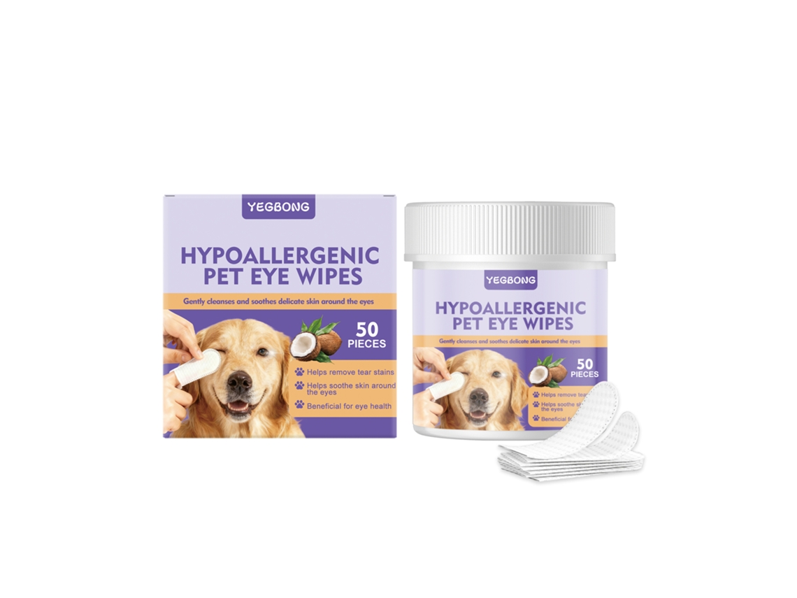 Toallitas limpiadoras para ojos de mascotas