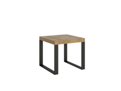Mesa de Comedor ITAMOBY Tecno (90x90/246 - Paneles de Melamina - Roble Natural)