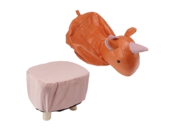 Adorable Bandeja Con Forma De Animalito, Con Suave Cojín Y Patas Antideslizantes, Ideal Para Niños Y Adultos.
