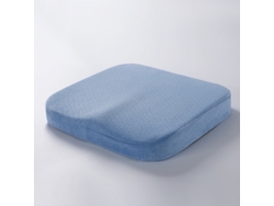 Almofada De Espuma Viscoelástica Chrui Para Cadeira, Em Veludo, Para Alívio Da Dor Nas Costas (azul)