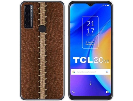 Carcasa TCL 20 SE TUMUNDOSMARTPHONE Cuero 01 Multicolor