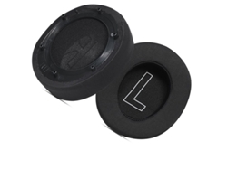 Almohadillas de tela Szsmart Black Ice Silk para Edifier Hecate Gx (paquete de 2)